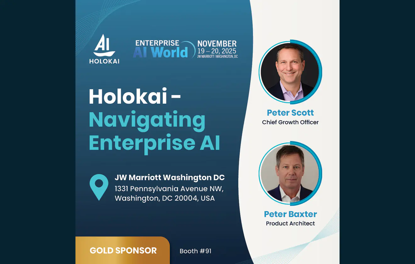 Official Holokai Enterprise AI World 2025 event artwork