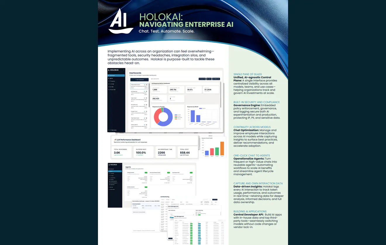 Holokai product sheet cover