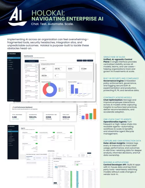 Holokai Product Sheet